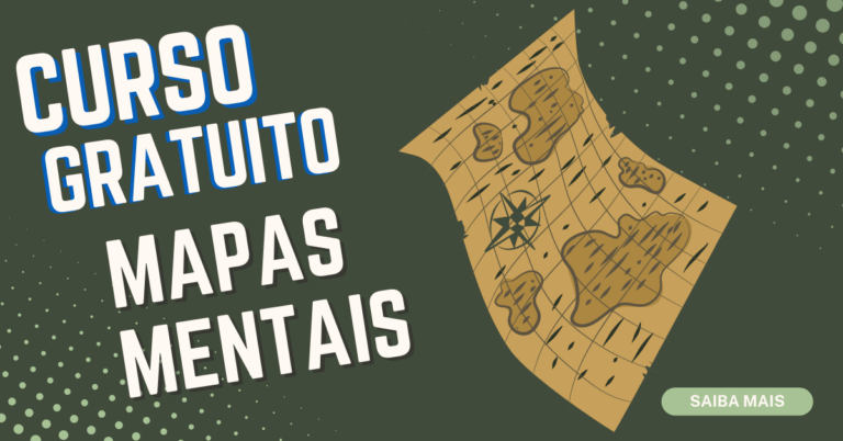 Curso gratuito de Mapas Mentais: inscrições abertas!