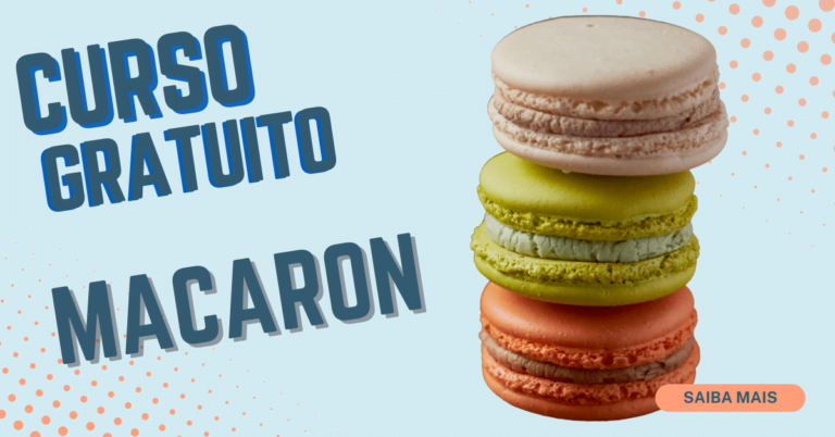 Curso gratuito de macaron: inscrições abertas!