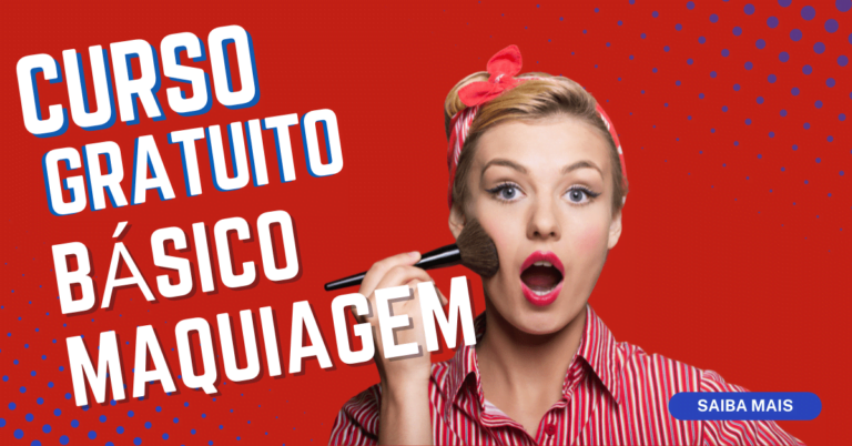 Curso básico gratuito de maquiagem: inscrições abertas!