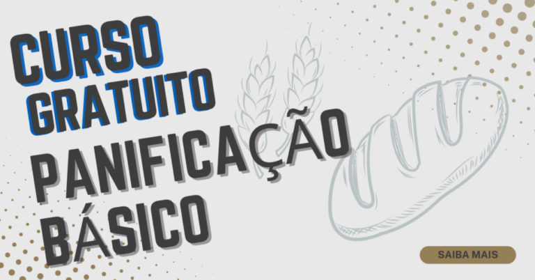 Curso básico gratuito de panificação