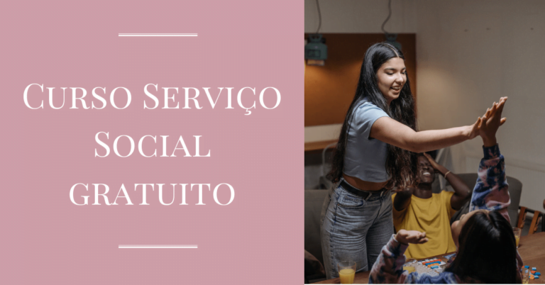 Curso gratuito de serviço social: Inscrições possíveis a partir de 2022