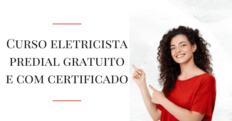 Curso gratuito e certificado de eletricista