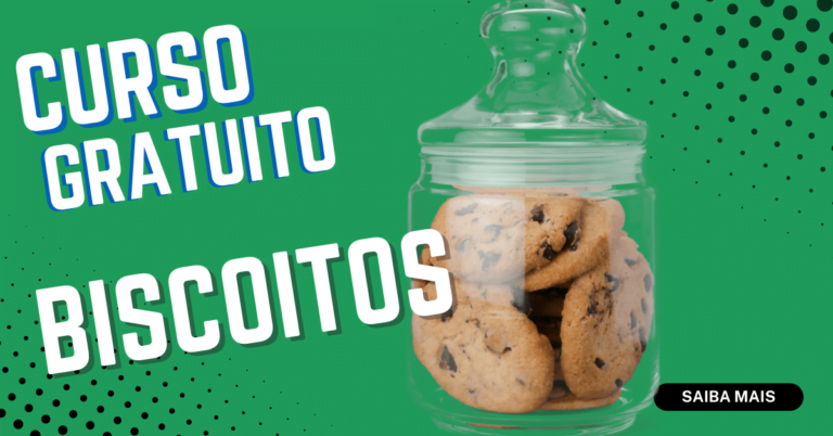 Curso gratuito de biscoitos: inscrições abertas!