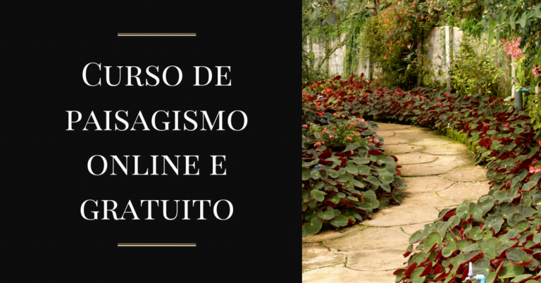 Curso de paisagismo on-line gratuito hoje