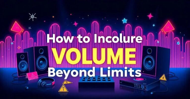 Como aumentar o volume além do limite?